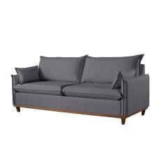 Imagem de Armário De Cozinha Completa 293cm Com Pia Rustic/preto Emilly Madesa 06 Rustic/preto