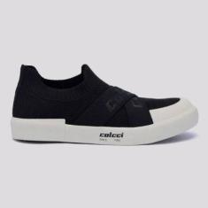 Imagem de Tênis Colcci Common Filis II Feminino Preto e Branco-Feminino