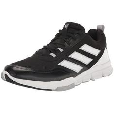 Imagem de adidas Tênis de beisebol masculino Speed Trainer 5, Núcleo preto/branco/prata metálico, 42