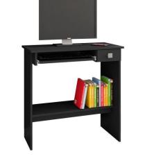 Imagem de Mesa De Computador 1 Gaveta Preto 1810 Ajl Móveis
