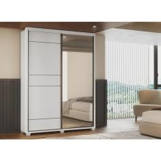 Imagem de Guarda-roupa Quality 2 Portas com Pé com Espelho Espresso Móveis