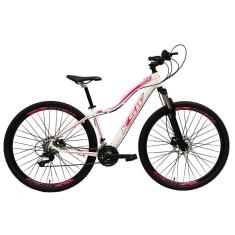Imagem de Bicicleta Aro 29 Feminina KSW MWZA 27v K7 Freios a Disco Hidráulicos Kit 3x9 Suspensão Com Trava-Feminino