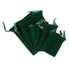 Imagem de 6 peças bolsa de joias bolsa de veludo bolsa organizadora de viagem para lembrancinhas de casamento bolsa de cetim com cordão para presente bolsa de armazenamento com cordão de joias bolsa decorativa