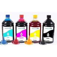 Imagem de Kit 4 Tintas Inova Ink compatível para Impressora L3150 1 Litro