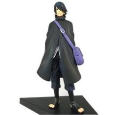 Boneco Miniatura Com Base Coleção Naruto Brinquedo Criança Pvc Sasuke Uchiha  I