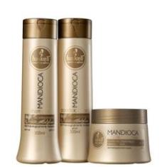 Imagem de Kit Haskell Mandioca Xampu Shampoo | Condicionador 300 ml | Máscara 250g
