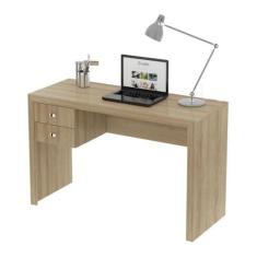 Imagem de Escrivaninha com 2 gavetas Multimóveis Cr25030 Amendoa