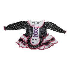 Imagem de Vestido Junino Luxo Bebe Fantasia De Festa Junina Bebê Menina São João Caipira Caipirinha