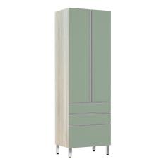 Imagem de Paneleiro 70Cm Lis Legno Crema Com Verde Jade