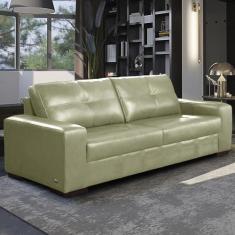 Imagem de Sofá Decorativo 2 Lugares Turim 150cm Couro Fendi G58 - Gran Belo