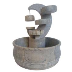 Imagem de Bebedouro Gato Fonte Lua 3 Quedas Cascata Chafariz Artesanal - Ô Bichi