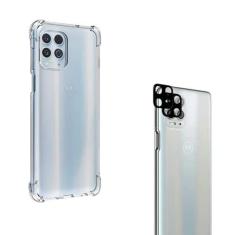 Imagem de Capa Capinha Case de Celular Compatível Moto G100 + Película Câmera 3d