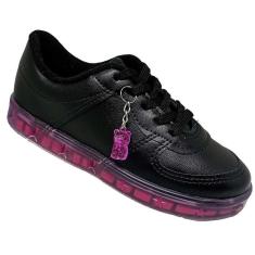 Imagem de Tênis Molekinha Led 2558.202 Menina - Preto-Feminino
