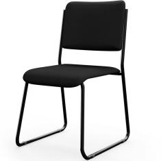 Imagem de Cadeira Hoteleira Auditório Empilhável Inter L02 Facto Preto