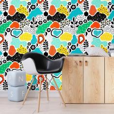 Imagem de Papel De Parede Adesivo Infantil N012019 Rolo 0,58X3M