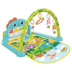 Imagem de Tapete Atividades Piano Chocalho Baby Brinquedo Dino He0643 - Coml Bel