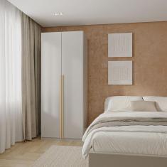 Imagem de Guarda-roupa Modular 80cm sem Portas com Prateleiras Jade Cabecasa Madeiramadeira