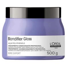 Imagem de Máscara Para Cabelos Loiros E Descoloridos Loreal Blondifier Gloss 500