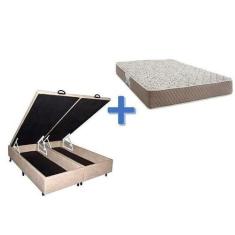 Imagem de Conjunto: Box Com Baú Bipartido Branco + Colchão Ortopédico Durabilli