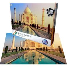 Imagem de Quebra Cabeça Taj Mahal Puzzle Com 1000 Peças Jogo Pedagógico - Pais e Filhos