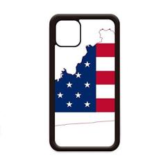 Imagem de Capa Kentucky Mapa dos EUA Estrelas Listras Bandeira Formato para iPhone 11 Pro Max para Apple Mobile Case