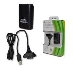 Kit Carregador E Fonte Cabo Usb Controle Xbox 360 Video Game