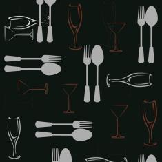 Imagem de Papel De Parede Adesivo Lavável Mesa De Jantar 18M