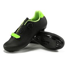 Imagem de Santic Sapatos de ciclismo masculinos com grampo compatível Peloton perfeito para bicicletas de corrida de estrada em ambientes fechados