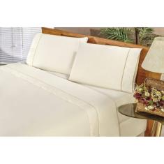 Imagem de Jogo de Cama Elegance Casal 4 Peças  Palha