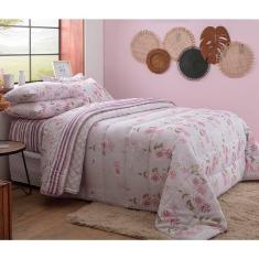 Imagem de Jogo De Cama Casal 4 Pçs 250x220cm Holda 140f Realce Sultan