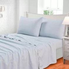Imagem de Jogo De Cama Toque De Seda 300 Fios 3 Pe as - Jolitex Cinza -