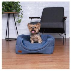 Imagem de Cama Meau Toca Iglu Premium Azul - Tam. P