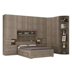 Imagem de Dormitório Queen Size Sem Cama 1344s Castanho