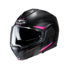 Imagem de CAPACETE HJC I100 180 BEIS PRETO Cinza escuro E ROSA 56 [F016]