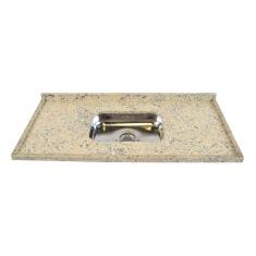 Imagem de Pia de Granito para Cozinha Levorato Santa Cecília – 120x55cm – Granito Santa Cecília