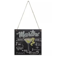 Imagem de Quadro Decorativo Martini 18 x 18 cm