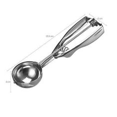 Imagem de Colher Sorvete Pão De Queijo Com Corte Inox