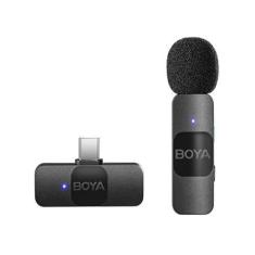 Imagem de Microfone Boya By-V10 Lapela Sem Fio Wireless Conexão Usb-C