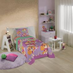 Imagem de Jogo De Cama Infantil Patrulha Canina Skye 3 Peças Lepper