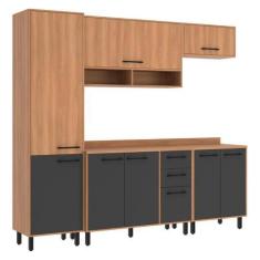 Imagem de Cozinha Completa Modulada 5 Peças com Paneleiro Havana Multimóveis CR2