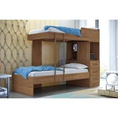 Imagem de Beliche Multifuncional Havana Plus 3 Gavetas Jatobá - Santos Andirá