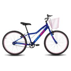 Imagem de Bicicleta Infantil Feminina Aro 24 KOG Alumínio Com Cestinha-Feminino