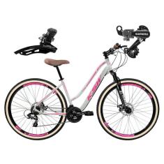 Imagem de Bicicleta Retro Feminina 29 KSW Sunny 21V Shimano F. Disco
