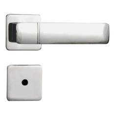 Imagem de Fechadura para Banheiro Roseta Aço 40mm MGM Capri Cromado