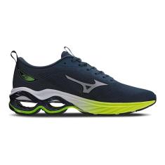 Imagem de Tênis Mizuno Wave Frontier 15 - Masculino - Azul-Verde