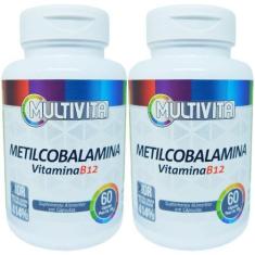 Imagem de 2X Vitamina B12 Metilcobalamina 414% 60 Cápsulas - Flora Nativa Do Bra
