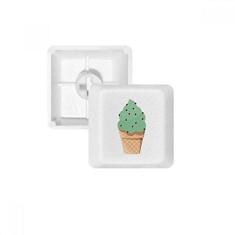 Imagem de Teclado mecânico com ilustração de sorvete Green Oatmeal Kit de atualização para jogos PBT