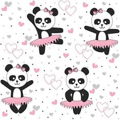 Imagem de Papel de Parede Panda Ballet