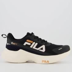 Imagem de Tênis Fila Progress Lite Feminino Preto e Bege-Feminino
