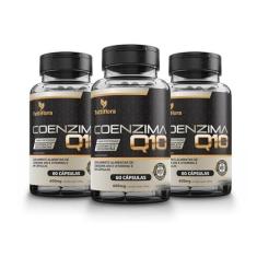 Imagem de 3x Coenzima Q10 (Ubiquinona) 100mg Por Porção 60 Capsulas Tuttiflora